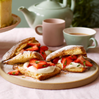 Strawberry and tarragon cream scones