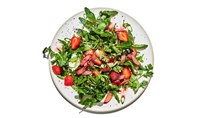Strawberry and watercress salad