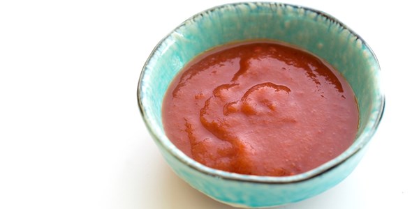 Strawberry, balsamic and pink peppercorn ketchup