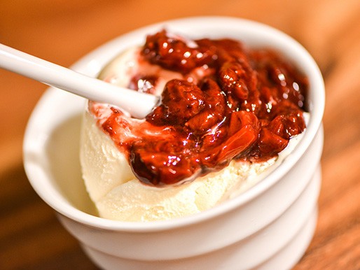 Strawberry balsamic sauce