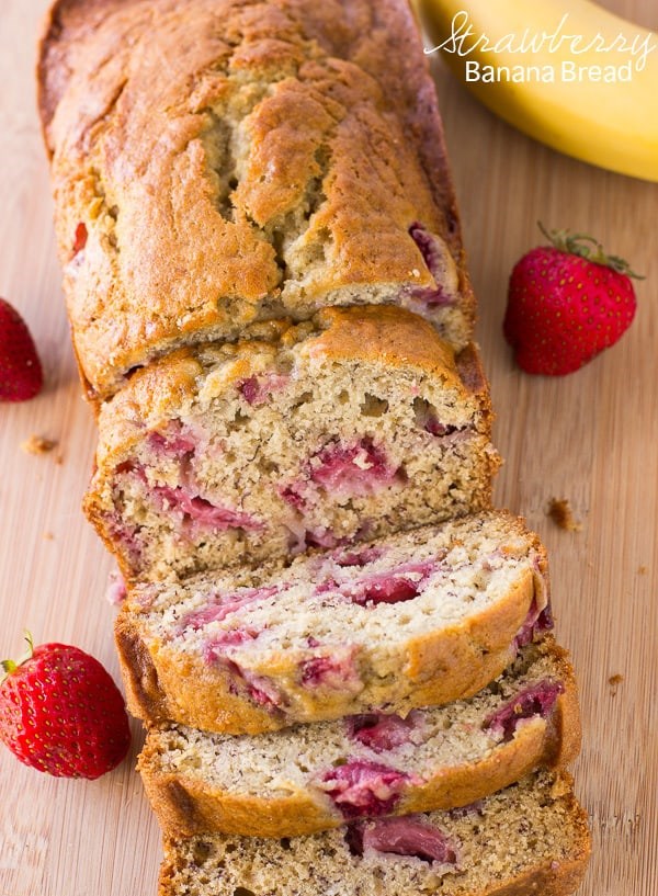 Strawberry banana bread