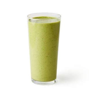 Strawberry-banana green smoothie