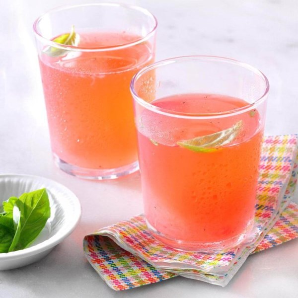 Strawberry-basil cocktail
