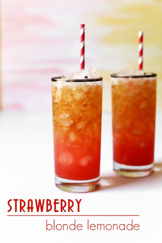 Strawberry blonde lemonade