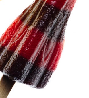 Strawberry-blueberry pops