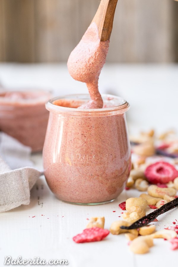 Strawberry cashew butter