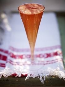 Strawberry champagne