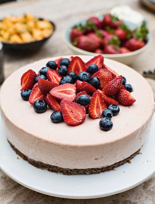 Strawberry cheesecake