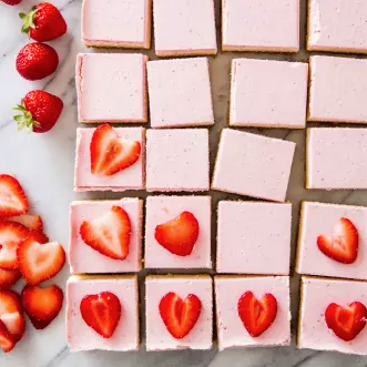 Strawberry cheesecake bars