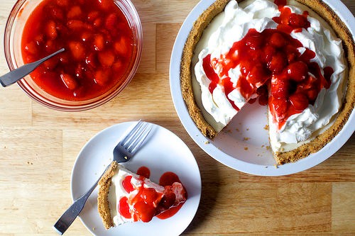 Strawberry Cheesecake Ice Cream Pie Recipe Eat Your Books