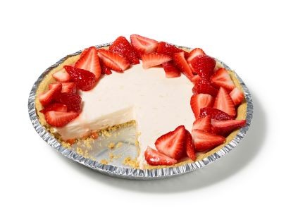Strawberry cheesecake pie