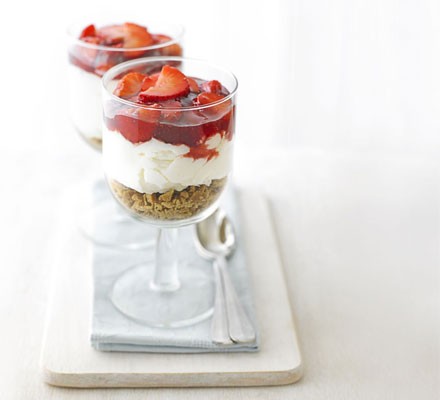 Strawberry cheesecakes