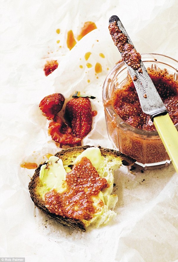 Strawberry chia jam