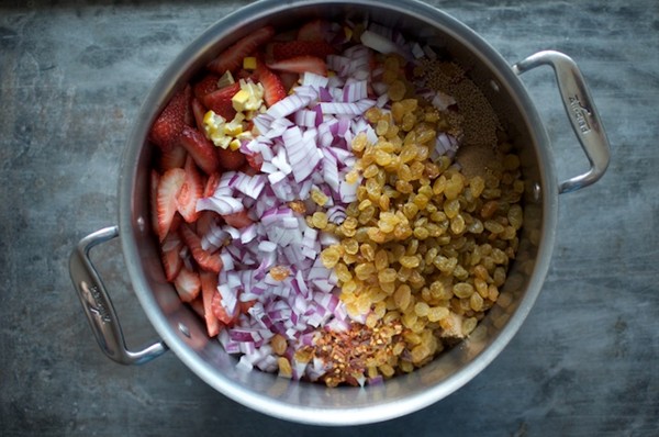 Strawberry chutney