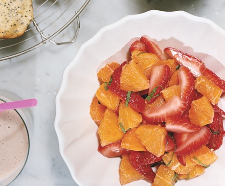 Strawberry-citrus salad