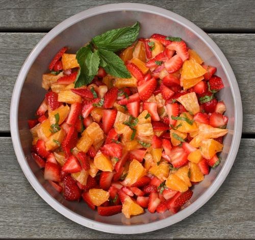 Strawberry-citrus salad
