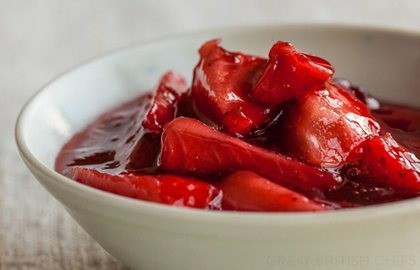 Strawberry compote 