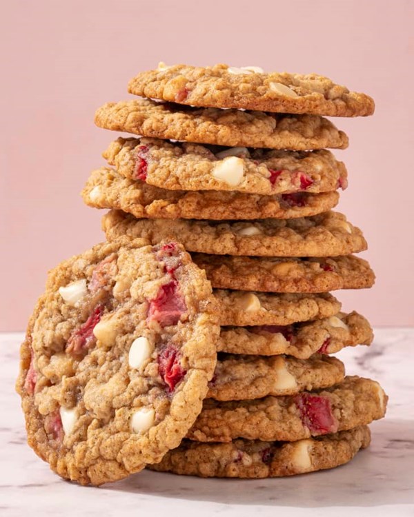 Strawberry cookies