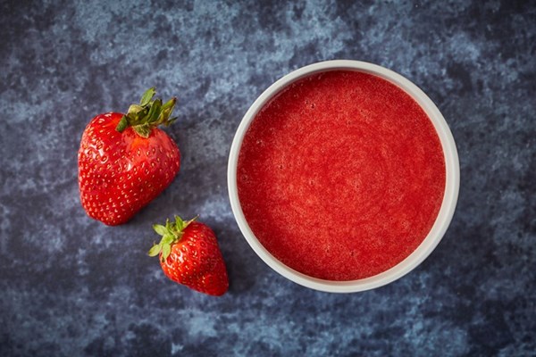  Strawberry coulis