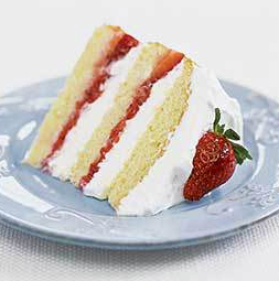Strawberry cream cake