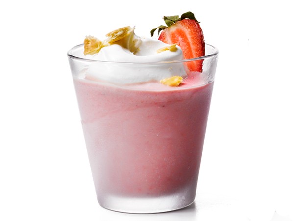 Strawberry cream milkshake