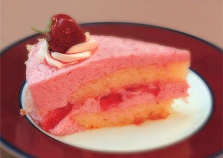 Strawberry cream torte (Erdbeeroberstorte)