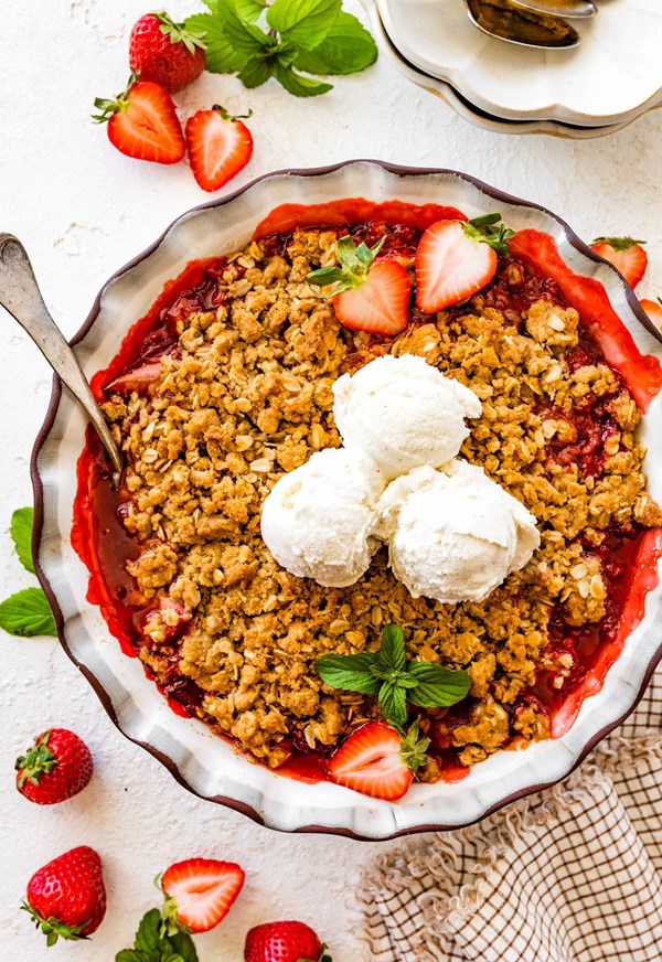 Strawberry crisp