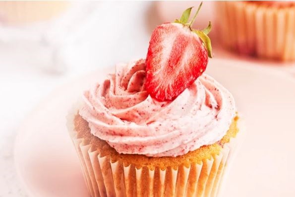 Strawberry cupcakes