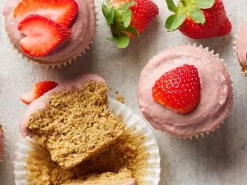Strawberry cupcakes