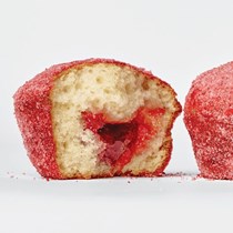 Strawberry doughnut muffins