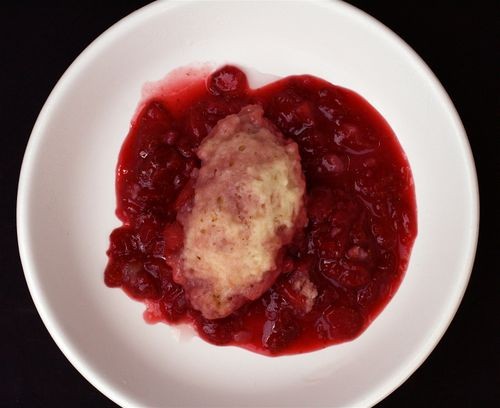 Strawberry dumplings