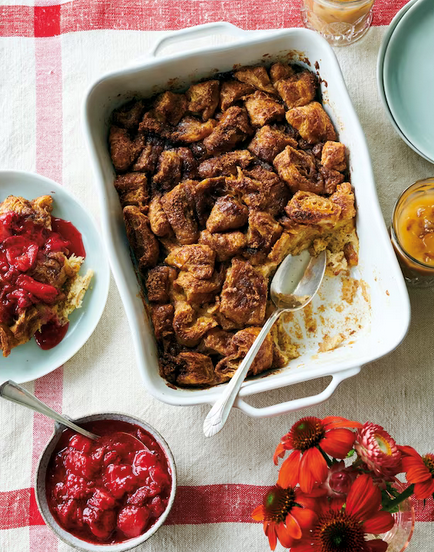 Strawberry French toast casserole