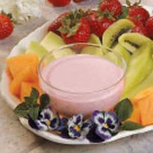 Strawberry fruit dip