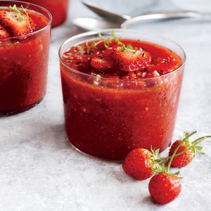 Strawberry gazpacho