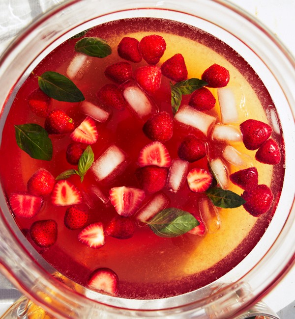 Strawberry-ginger punch