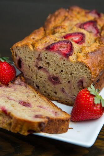 Strawberry Greek yogurt banana bread