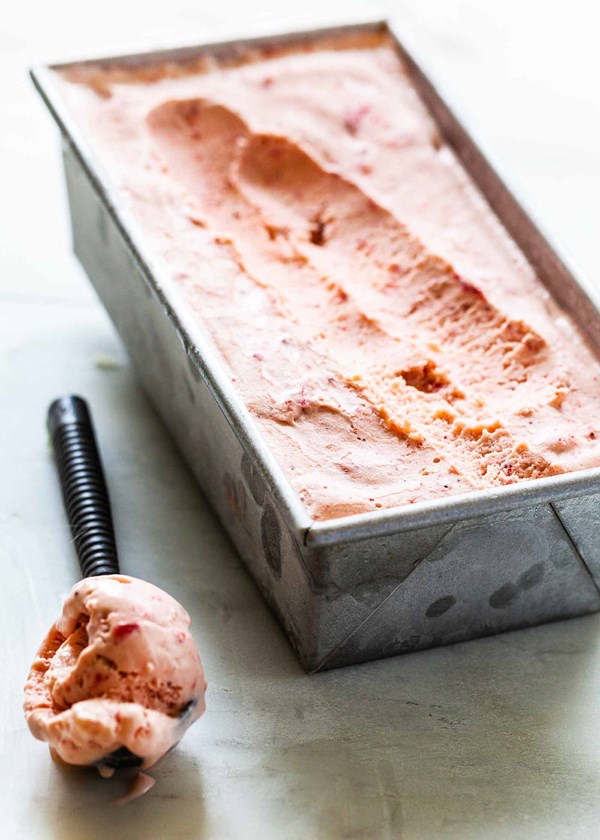 Strawberry ice cream