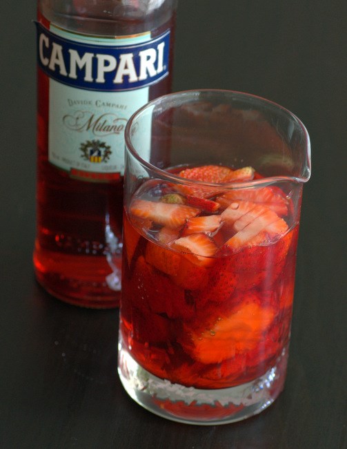Strawberry-infused Campari