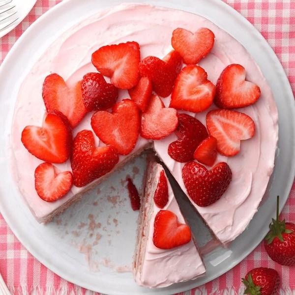 Strawberry jam cake