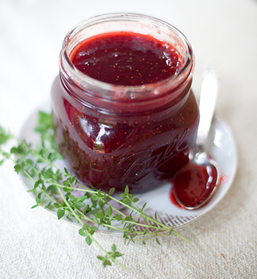 Strawberry jam with lemon zest and thyme recipe | Eat Your Books