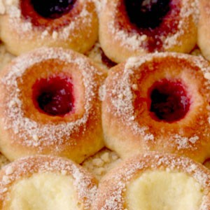 Strawberry kolaches 