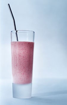 Strawberry lassi