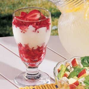 Strawberry lemon parfaits 