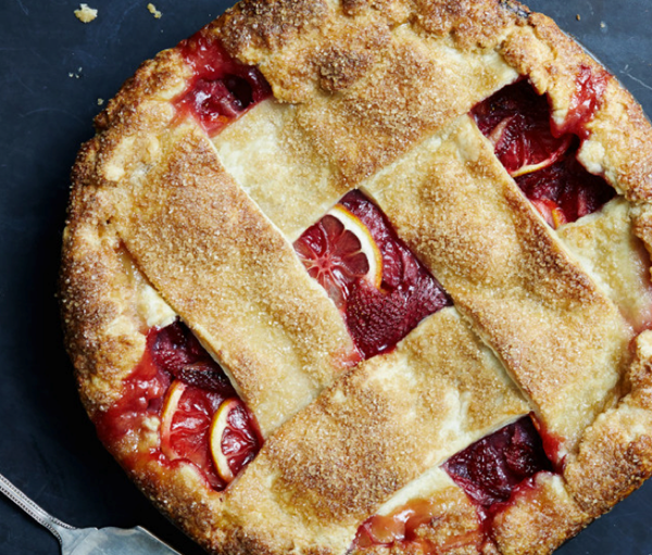 Strawberry-lemon pie