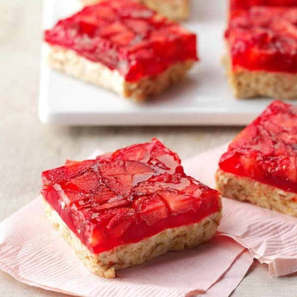 Strawberry lime bars