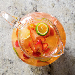 Strawberry-lime lemonade