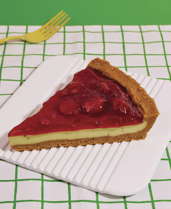 Strawberry limeade pie