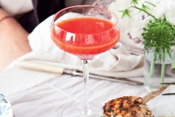 Strawberry mango margaritas
