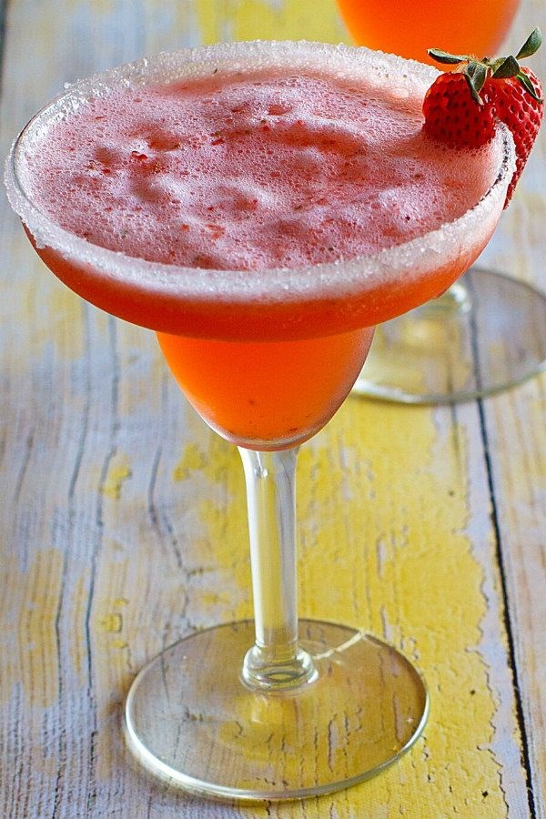 Strawberry margaritas
