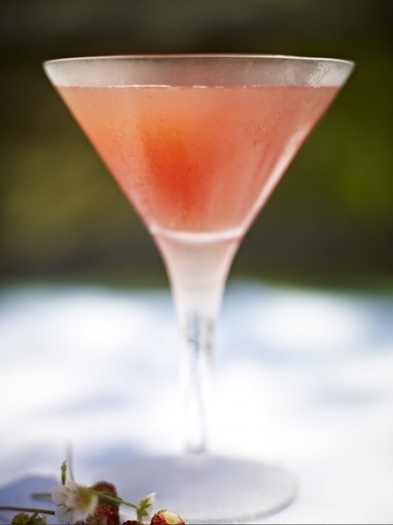 Strawberry martini